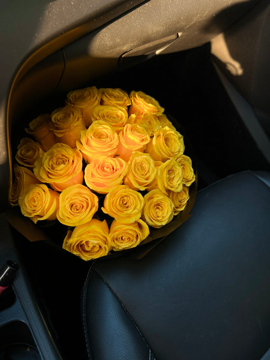 Sunshine Serenade Rose Bouquet